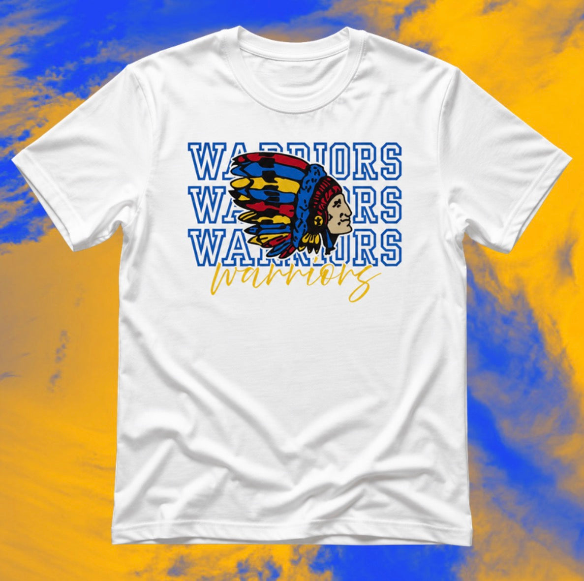 Warriors T-Shirt-White
