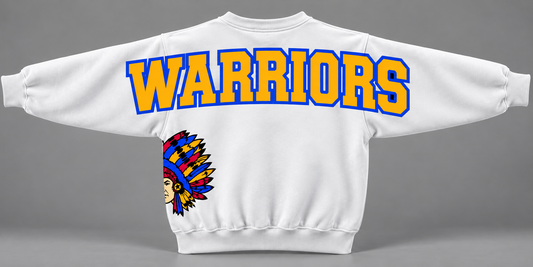 Big Back Warriors Crewneck-Black or White